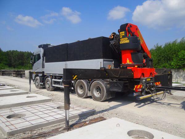 Transport szamba betonowego HDS do Starachowice